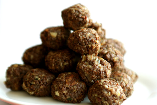 Albóndigas con pasas y nueces