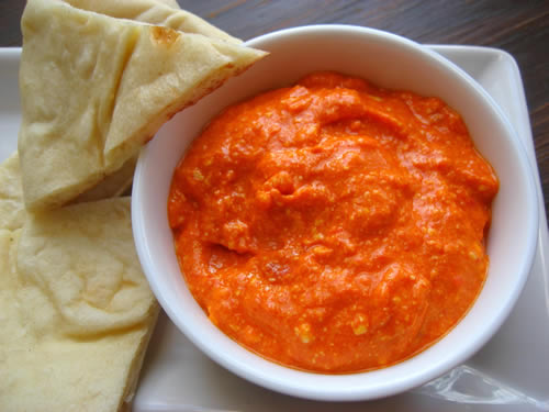 Crema untable de pimientos de piquillo