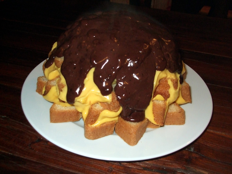 Pandoro relleno de crema al mascarpone