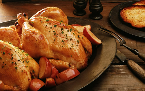 Pavo asado