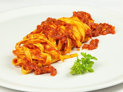 Pasta con falso ragú (sugo finto)